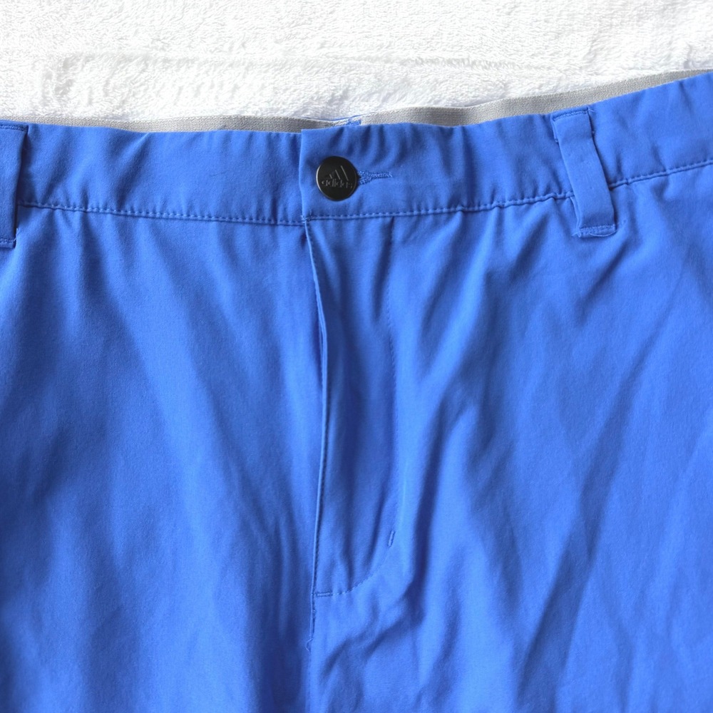 Adidas Mens Blue Walking Golf Shorts Size 38 Performance Activewear Lightweight - Picture 5 of 5